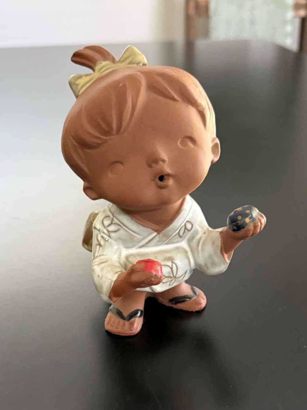 Mid‑Century Japan Terracotta Child Figurine Handmade Studio Pottery 60s/70s
